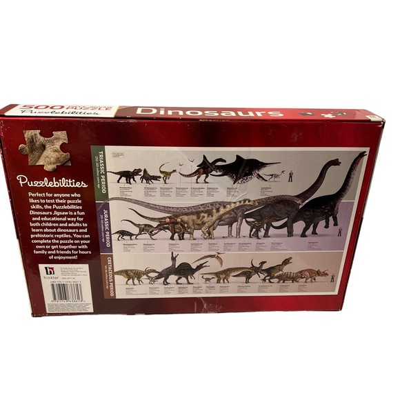 Dinosaurs 500 piece Puzzle - Picture 2 of 2